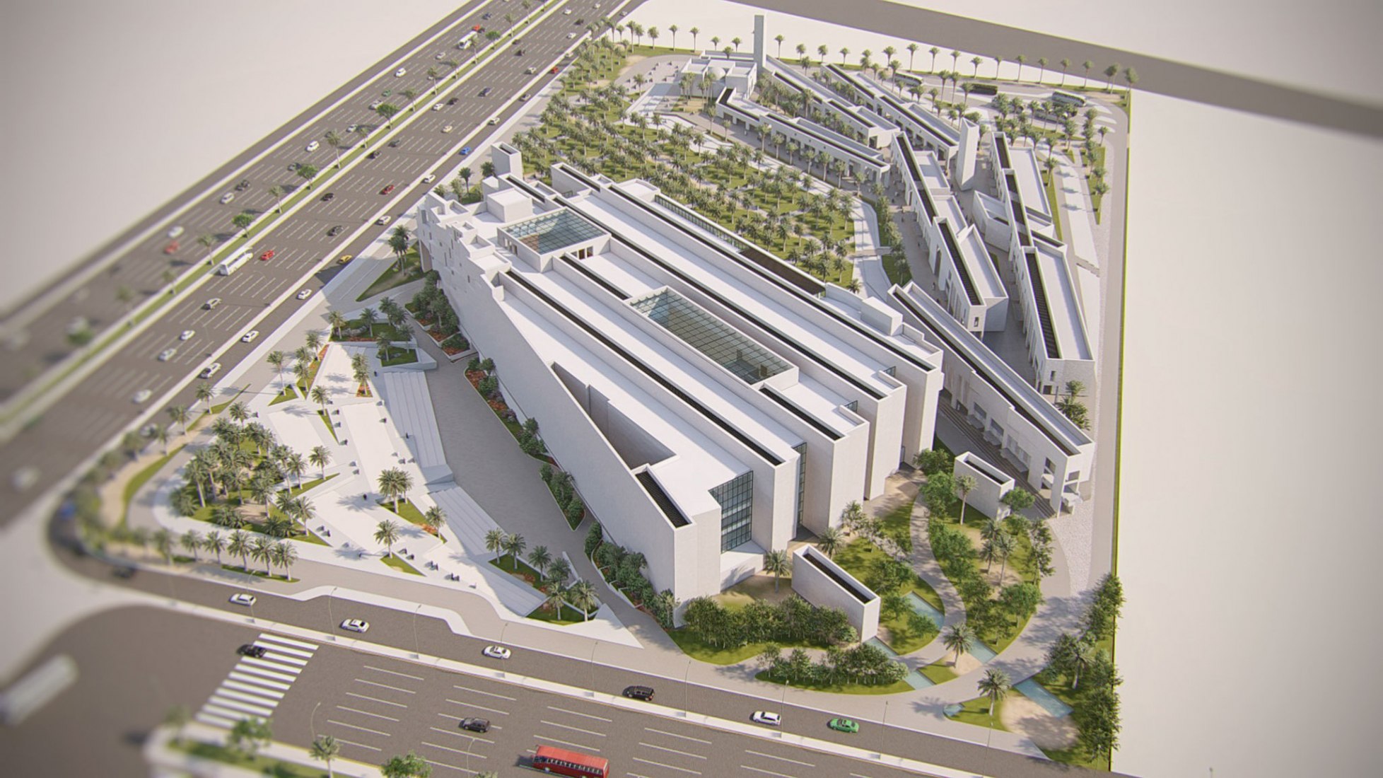 AlMadina AlMonawara Welcoming Center. Image courtesy of Tamayouz Excellence Award.