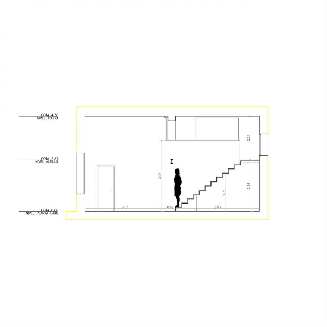Section. MULTIPLYING ARCHITECTURES (II). Loft Renovation by Idearch. Courtesy of the architects