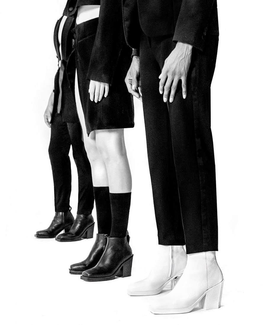 Shaun Ross and United Nude, craft Unisex High-Heeled Boots. Image courtesy of United Nude