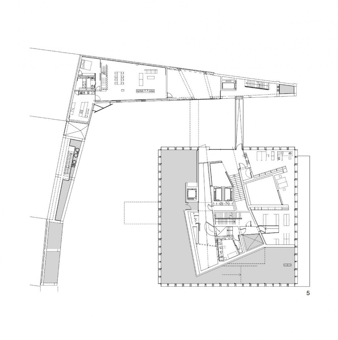 Ground floor plan. Embassy of the Netherlands in Berlin by OMA