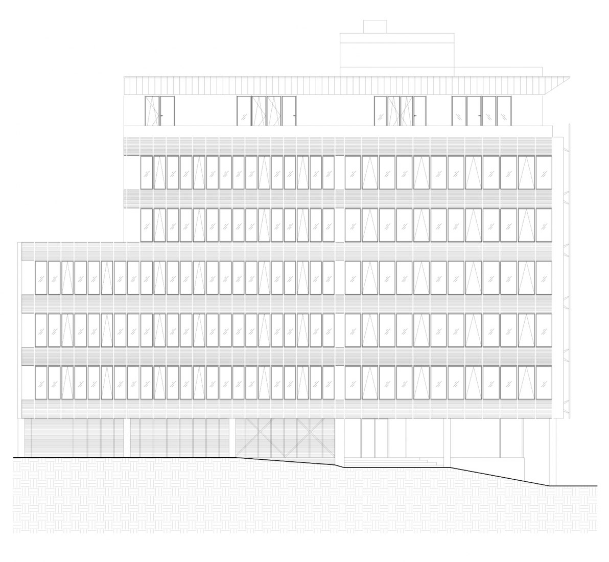 Facades. Business center by Remorker Architects