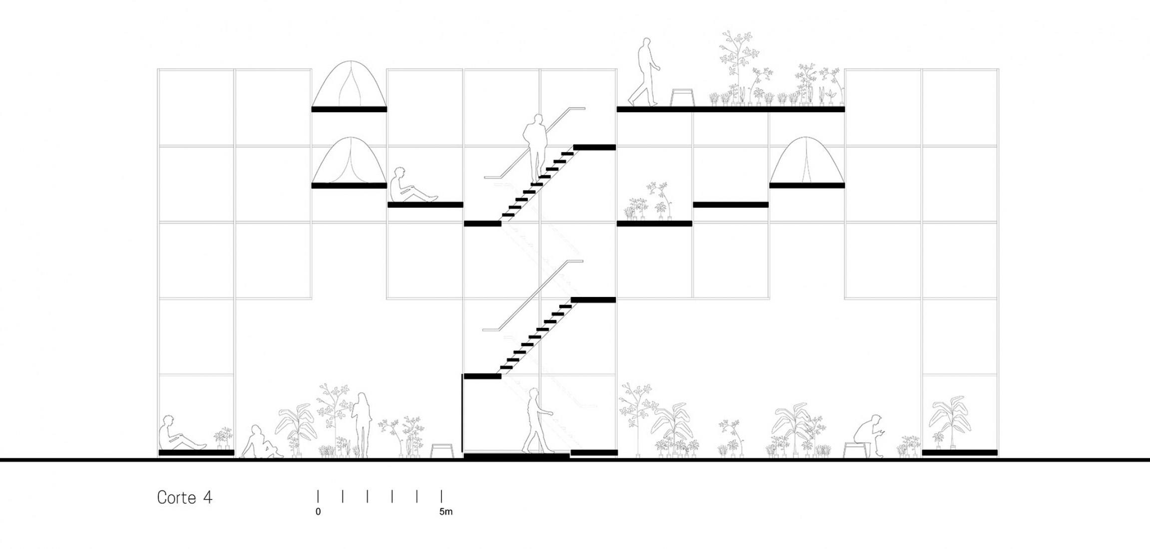 Section. FAV Pavillion by República Portatil.