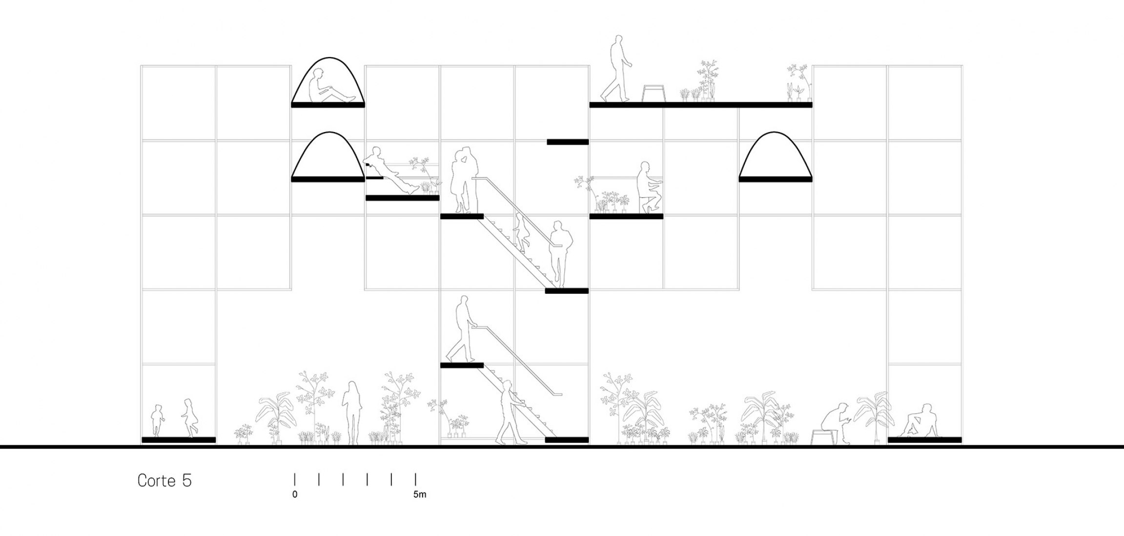 Section. FAV Pavillion by República Portatil.