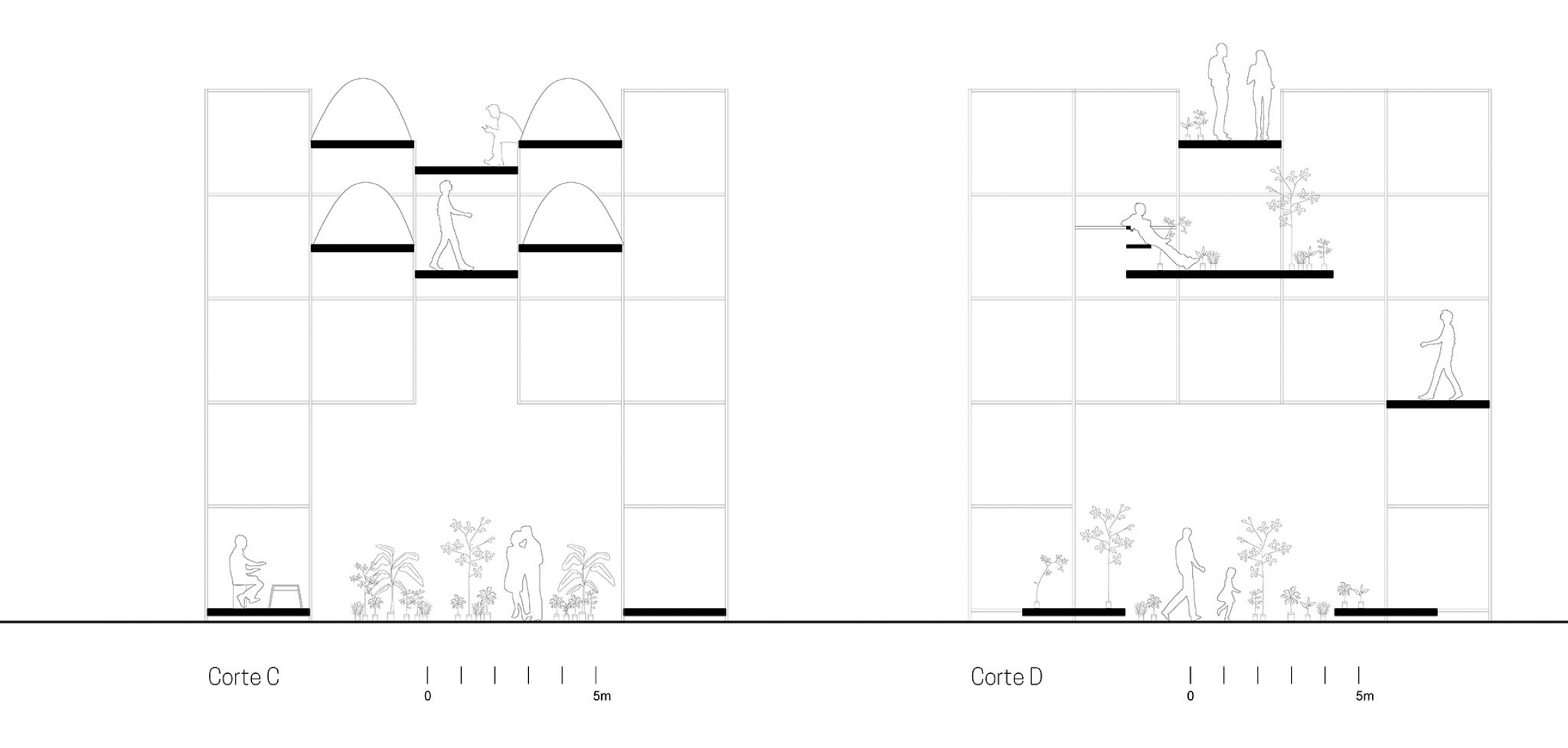 Section. FAV Pavillion by República Portatil.