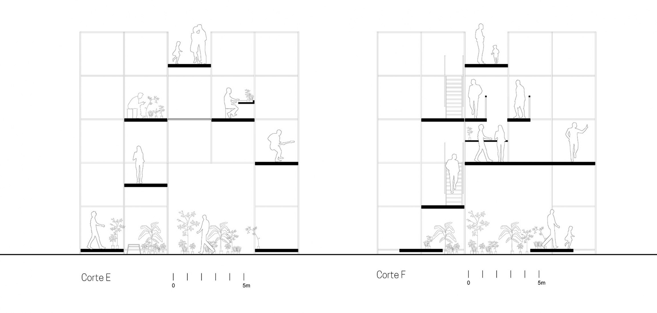 Section. FAV Pavillion by República Portatil.