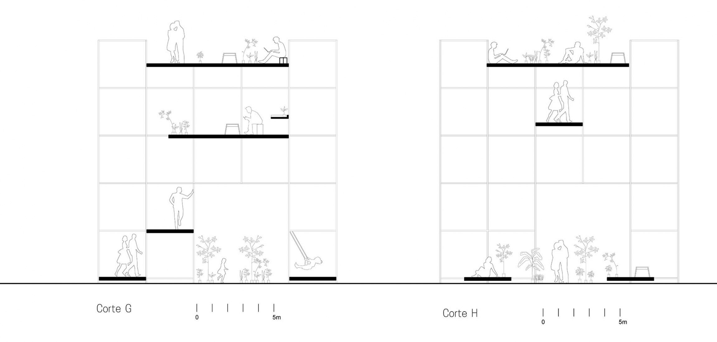 Section. FAV Pavillion by República Portatil.