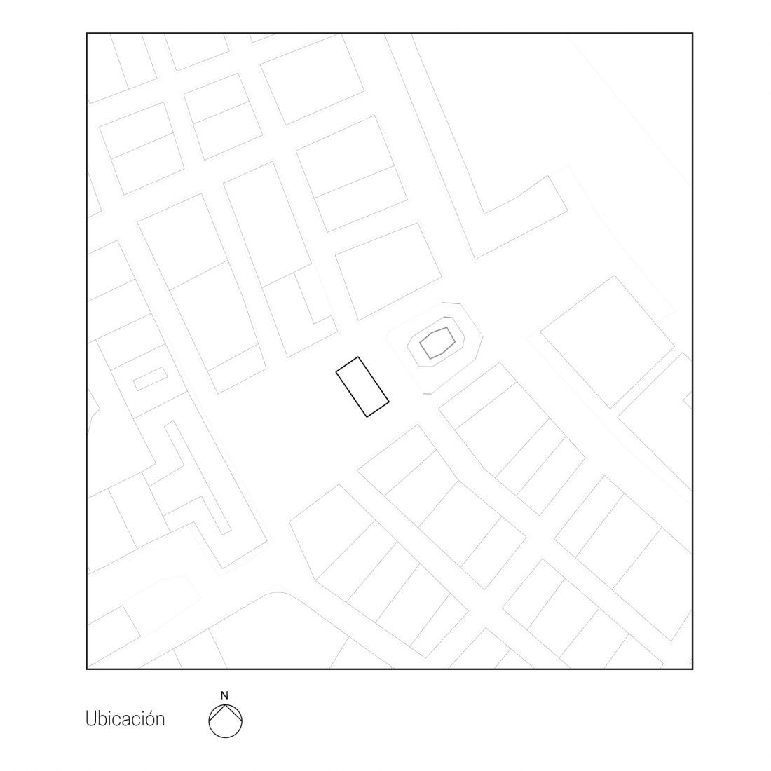 Site plan. FAV Pavillion by República Portatil.