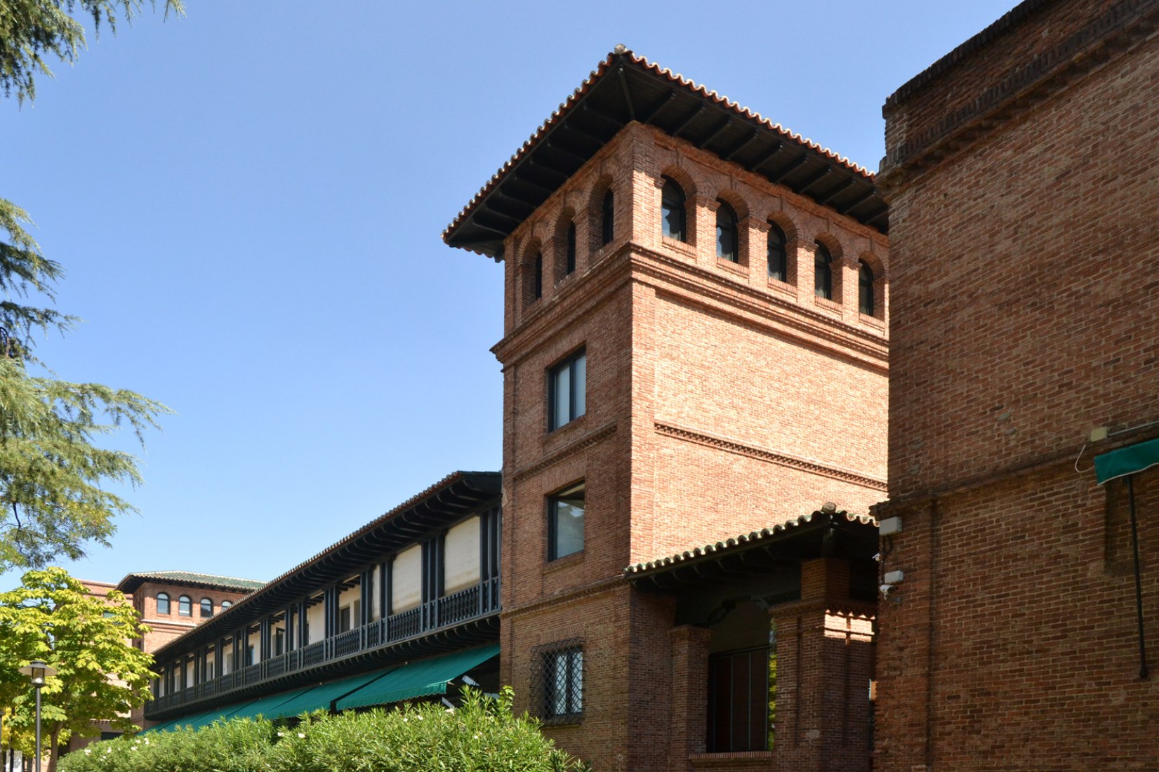 Residencia de Estudiantes of Madrid. Exterior view of the Transatlantic Pavilion. Photograph © Álvaro Lamas/METALOCUS.