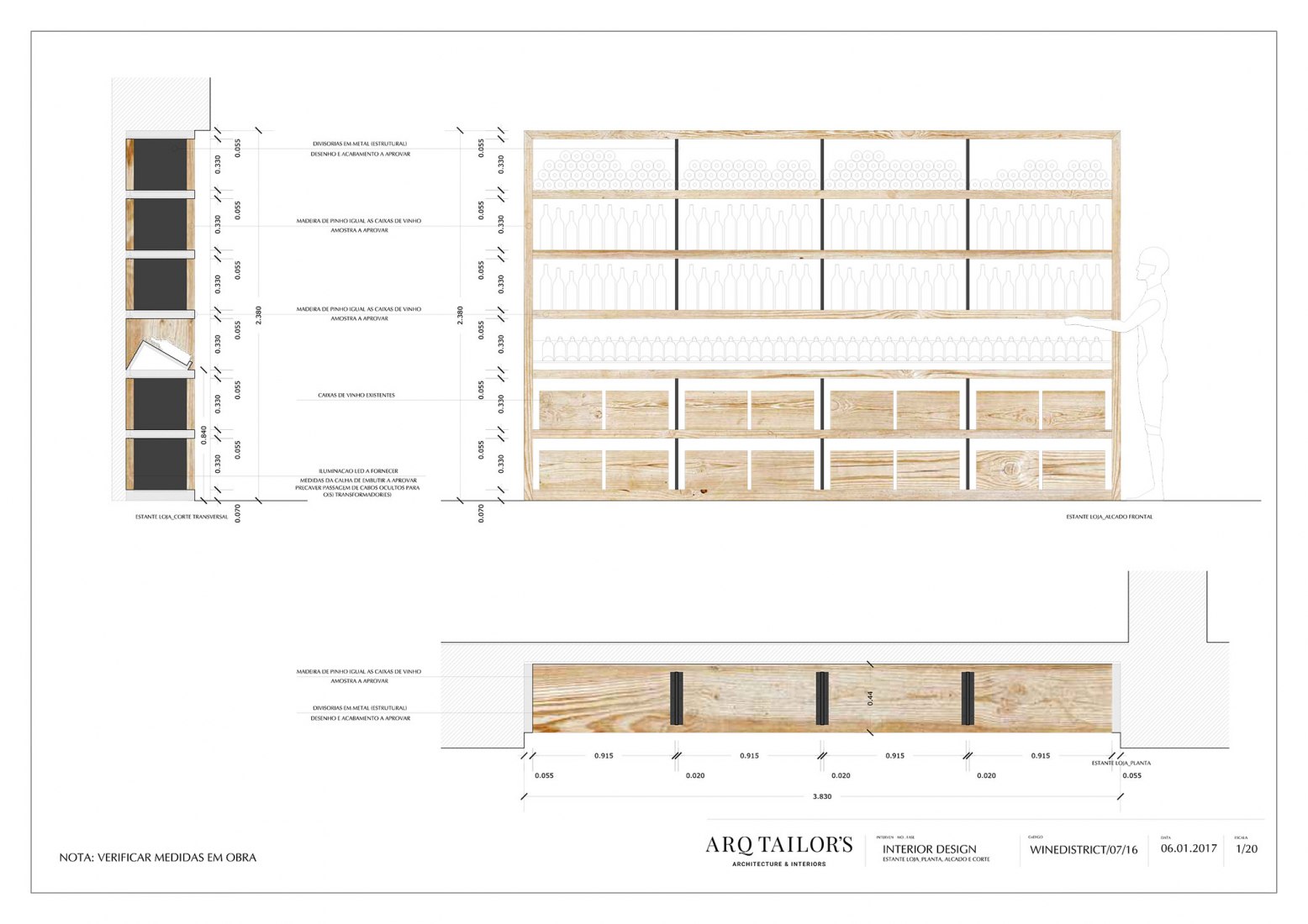 Detalle. Bar Wine District por Arq Tailor's.