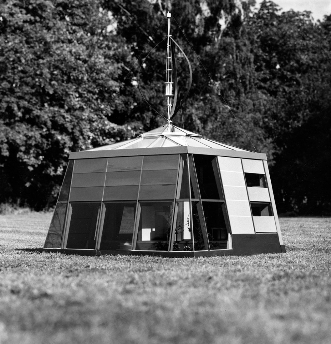 Maqueta de casa autonoma para la investigación científica en Cambridge. Alexander Pike, 1974 © Architectural Press archivo de la Colección de RIBA.