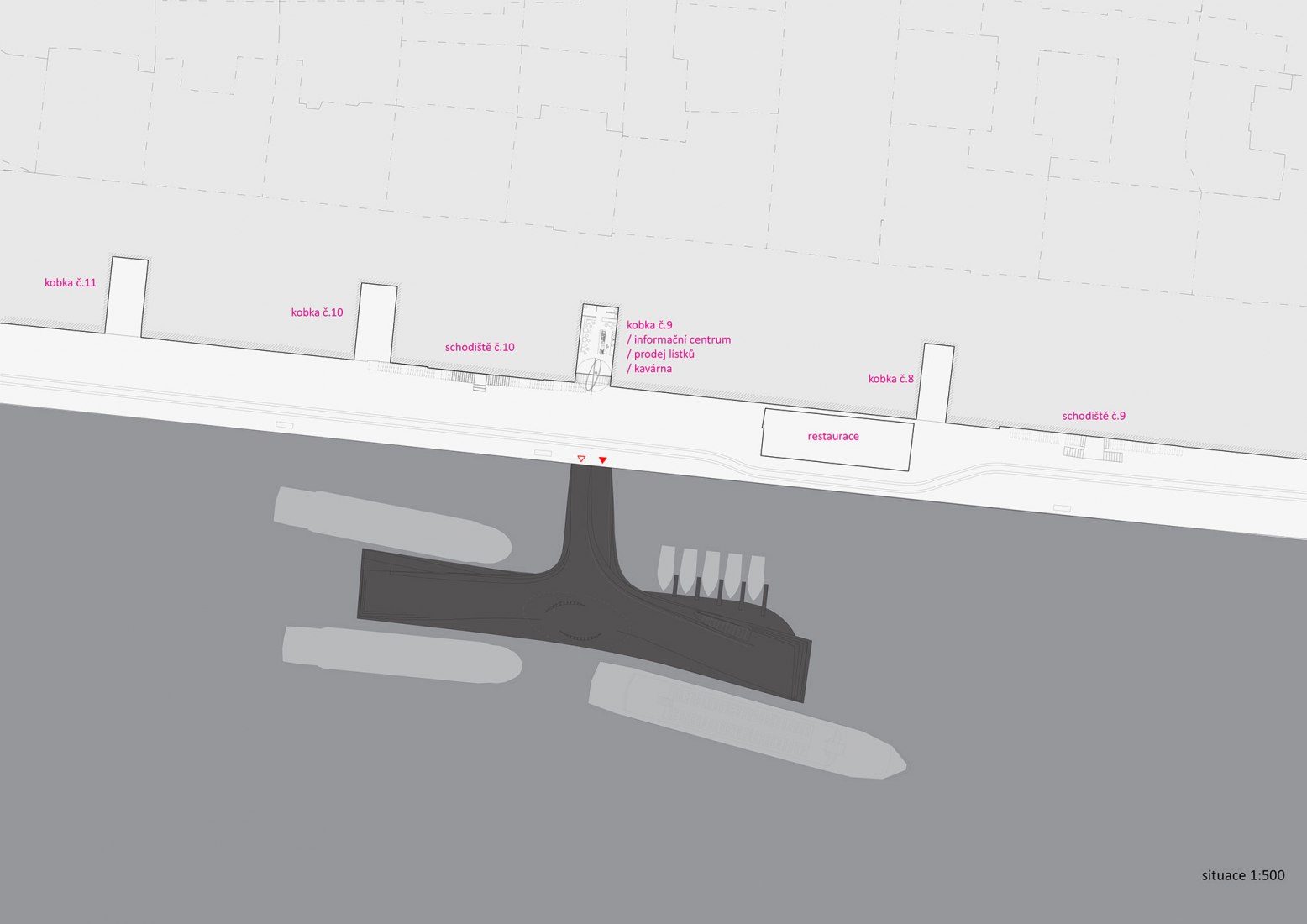 Situación. Terminal. La orilla del río de Praga por petrjanda / brainwork