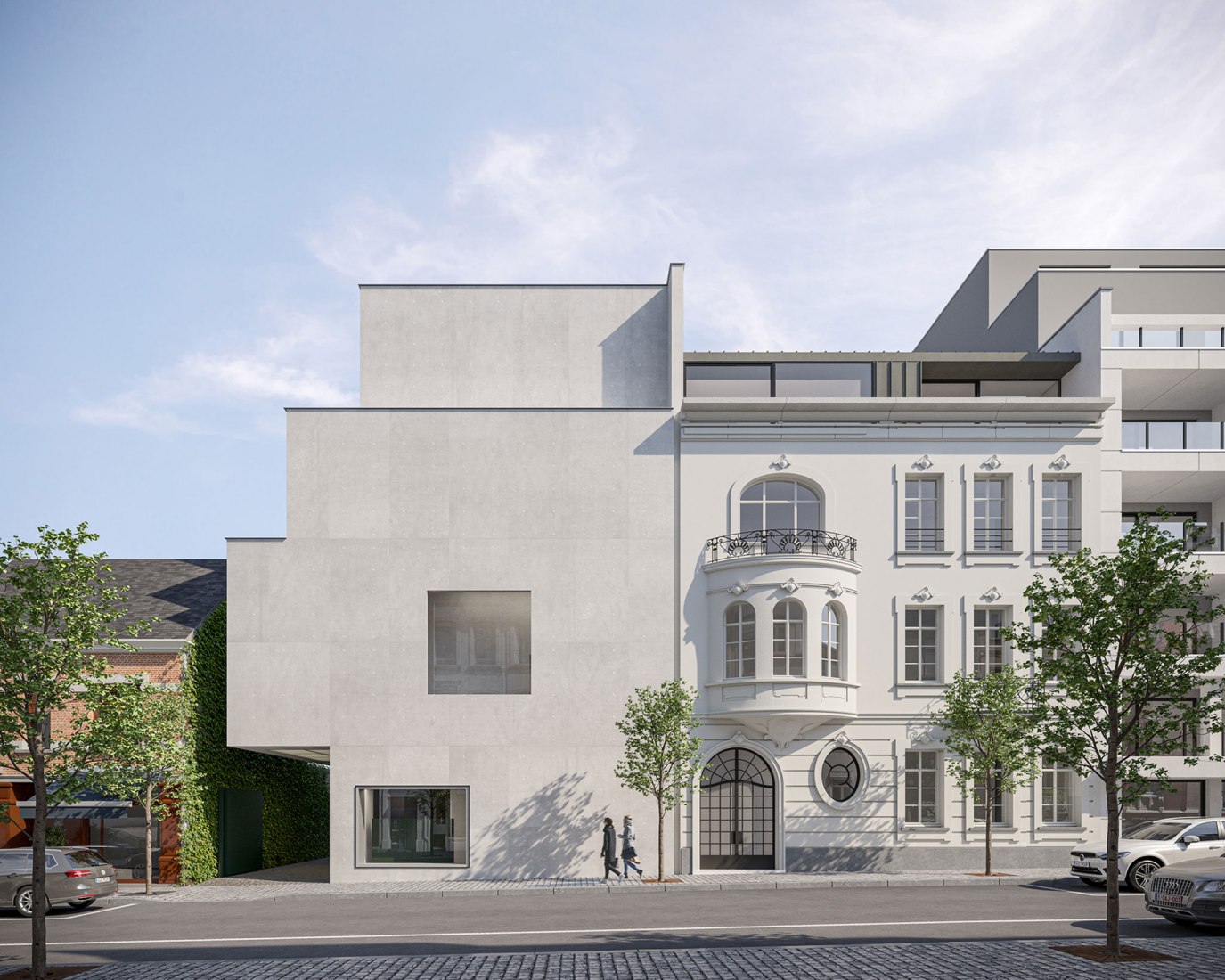 Extension of the Xavier Hufkens headquarters by Robbrecht en Daem. Image courtesy of Robbrecht & Daem.brecht & Daem. Image courtesy of Robbrecht & Daem.