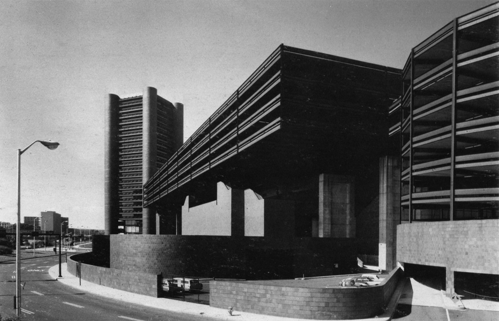 Exterior view. Knights of Columbus Building by Kevin Roche. Photography © Courtesy of Kevin Roche and John Dinkeloo Associates