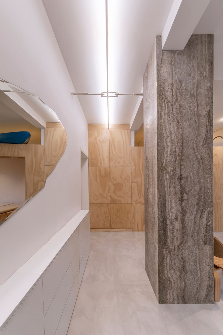 Apartamento de posguerra T101 por ROOI Design and Research. Fotografía por Weiqi Jin.