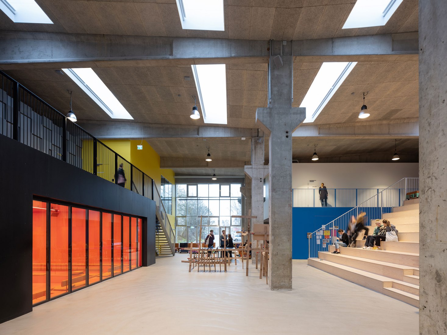 Escuela de música del Festival Folk de Roskilde por MVRDV y COBE. Fotografía Ossip van Duivenbode