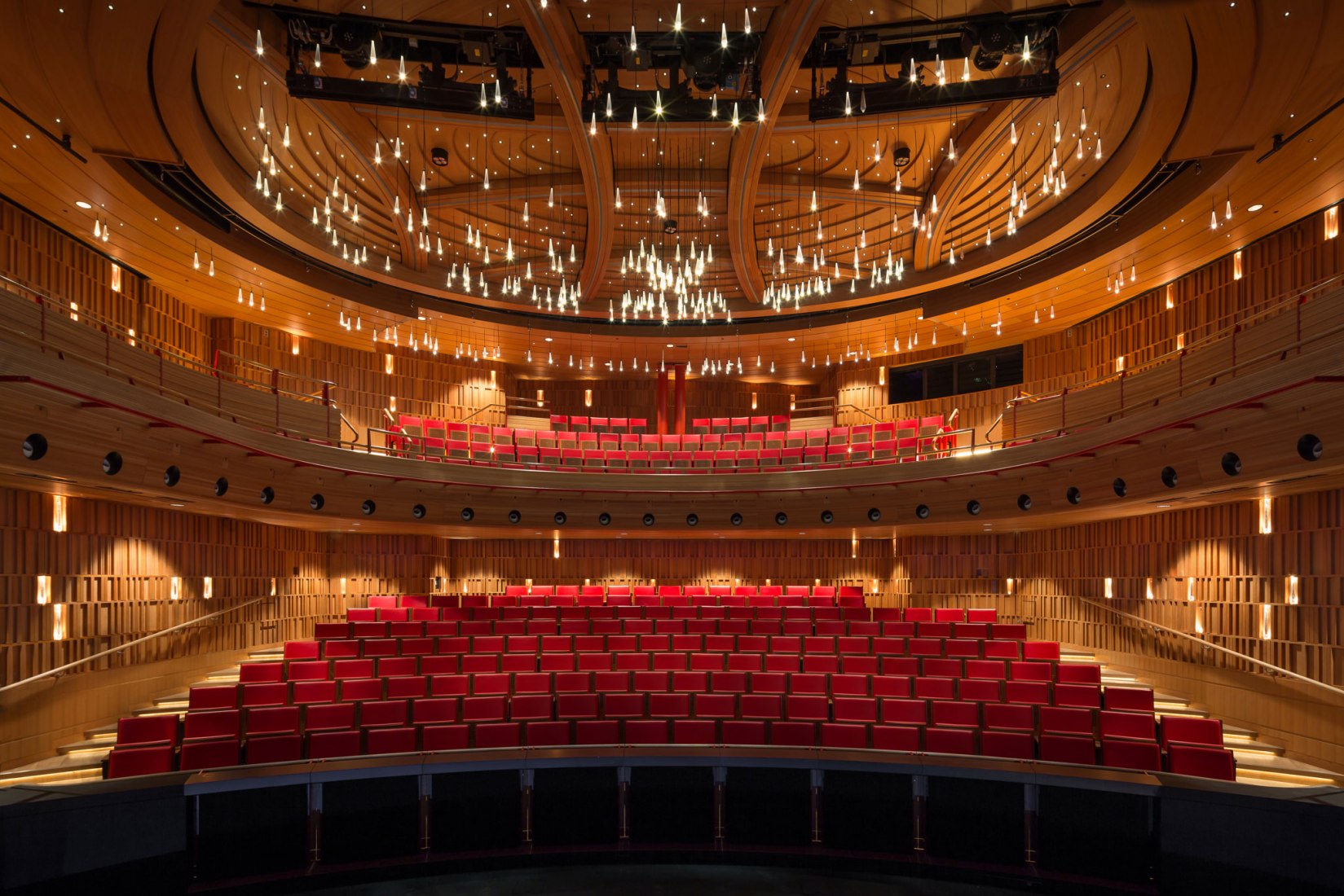 Royal Academy of Music - The Susie Sainsbury Theatre and The Angela Burgess Recital Hall by Ian Ritchie Architects Limited. Photograph by Adam Scott. Courtesy of RIBA