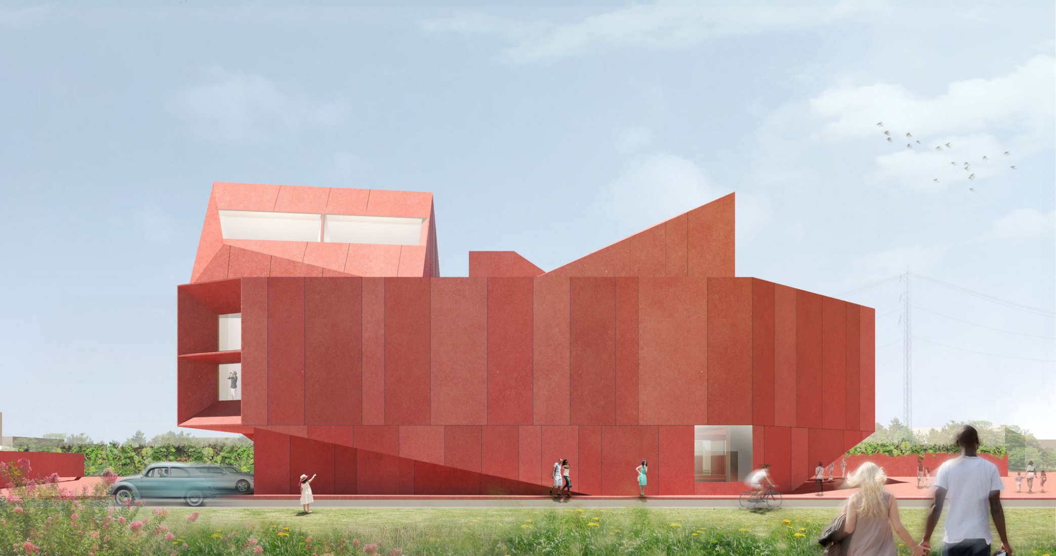 Ruby City, the David Adjaye's red concrete art museum, to open in