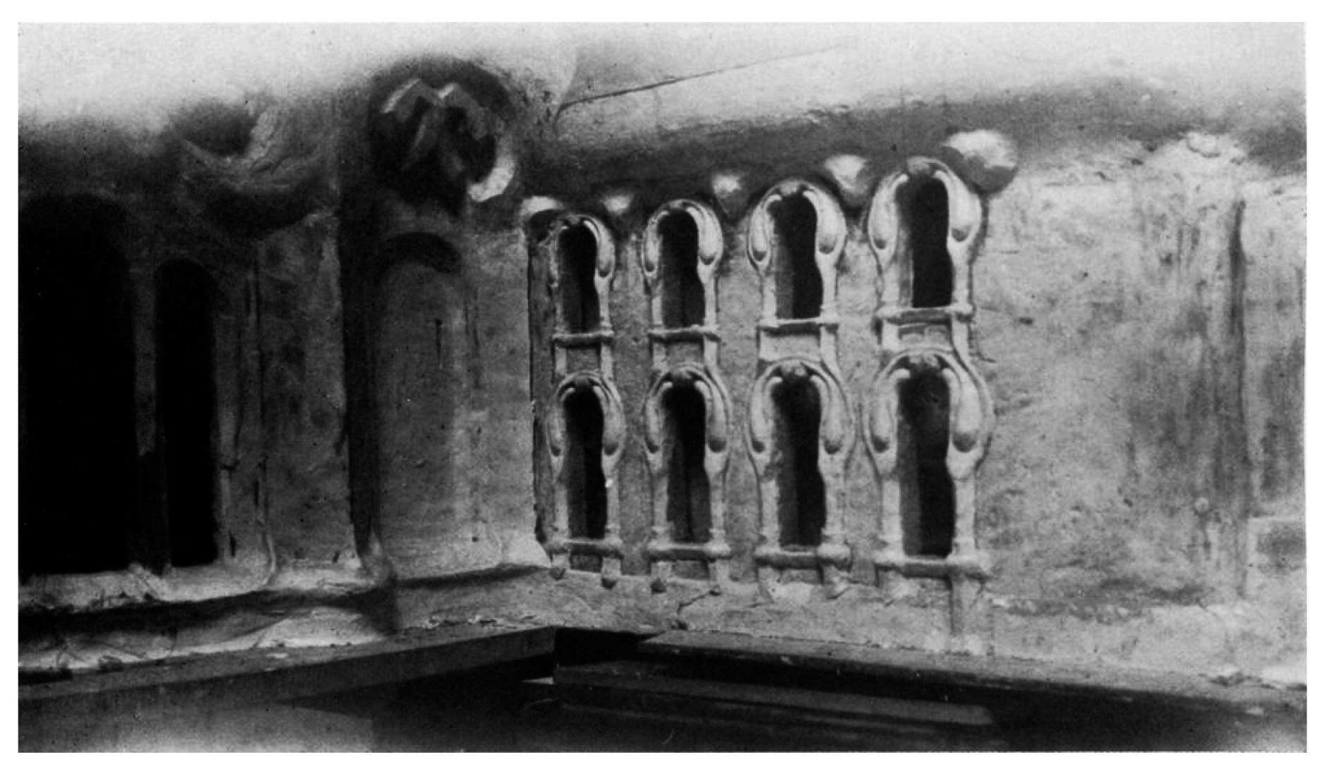 Inteior view. The first Goetheanum. At the edge of expressionism: Rudolf Steiner.  Photography © Courtesy of Rudolf Steiner Web.