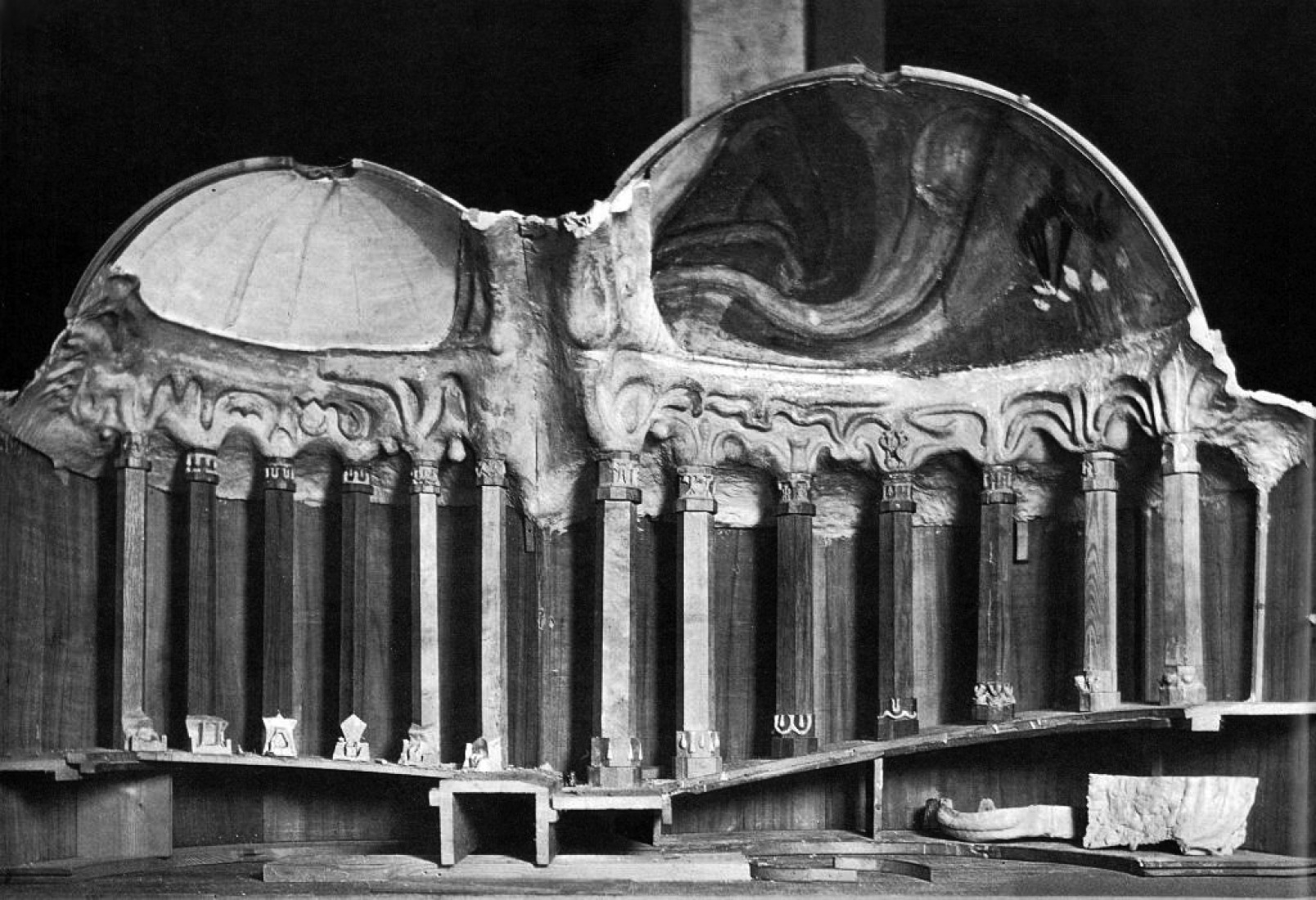 Model. The first Goetheanum. At the edge of expressionism: Rudolf Steiner.  Photography © Courtesy of Rudolf Steiner Web.