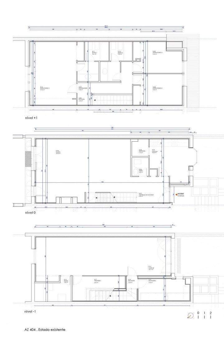 Existing plan. AZ404 House renovation by Ruiz Pardo - Nebreda