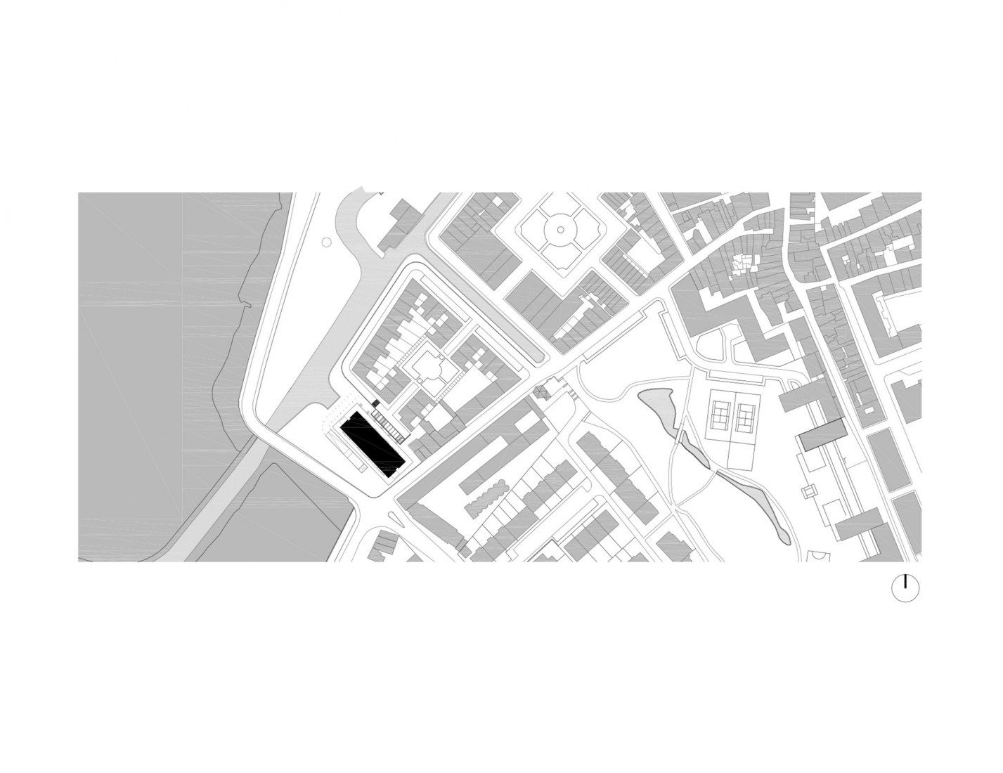 Site plan. ORIZZONT Building by Rvdm Arquitectos.
