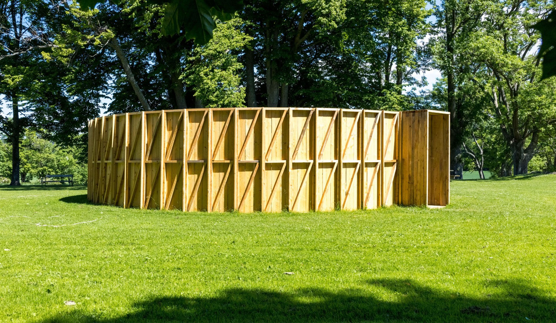 Modular Pavilions for the 11th Momentum Biennale by S-AR. Photograph by Eivind Lauritzen – Galleri F 15.