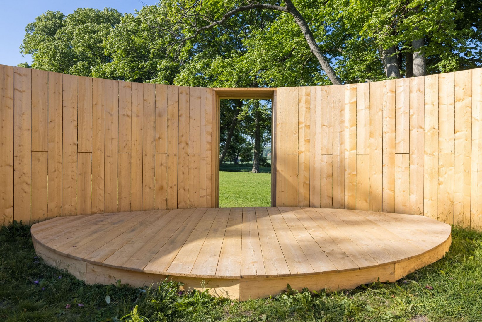 Modular Pavilions for the 11th Momentum Biennale by S-AR. Photograph by Eivind Lauritzen – Galleri F 15.