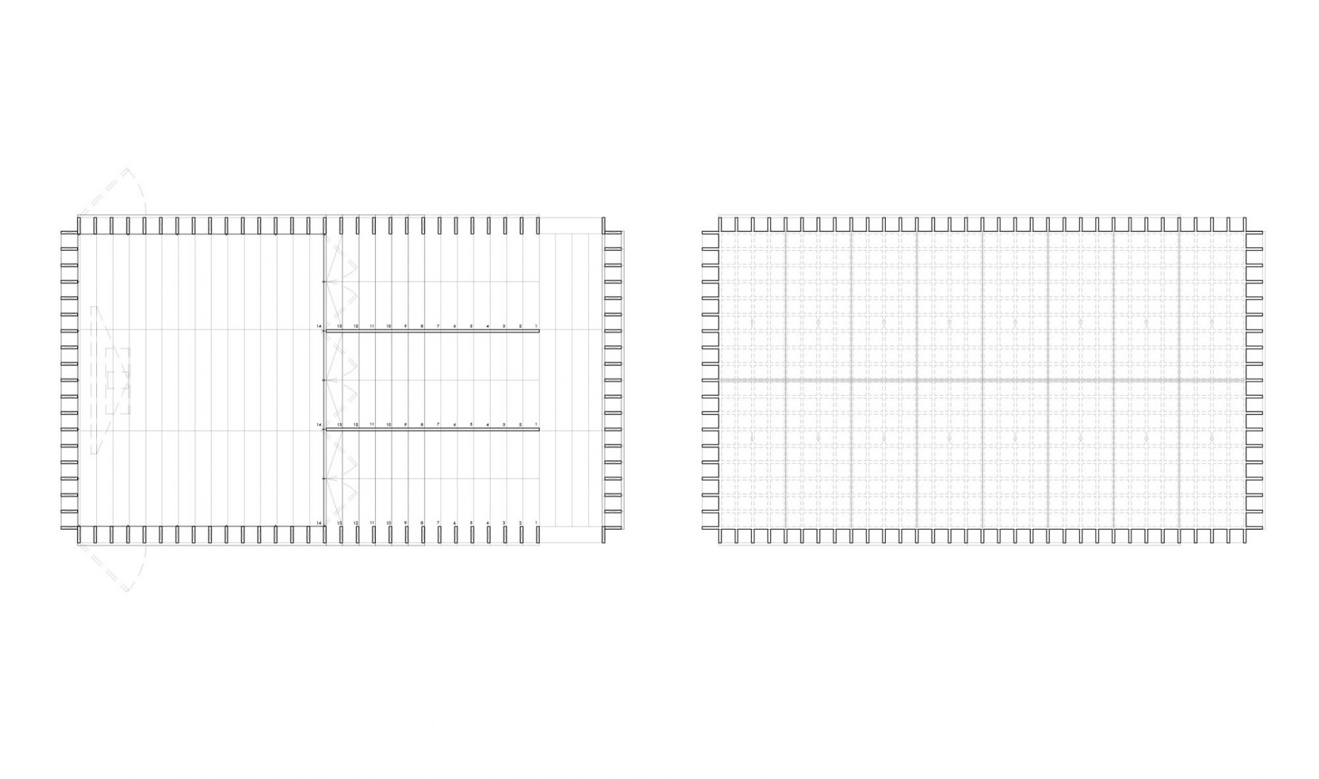 Floor plan - Staircase Pavilion.. Modular Pavilions for the 11th Momentum Biennale by S-AR.