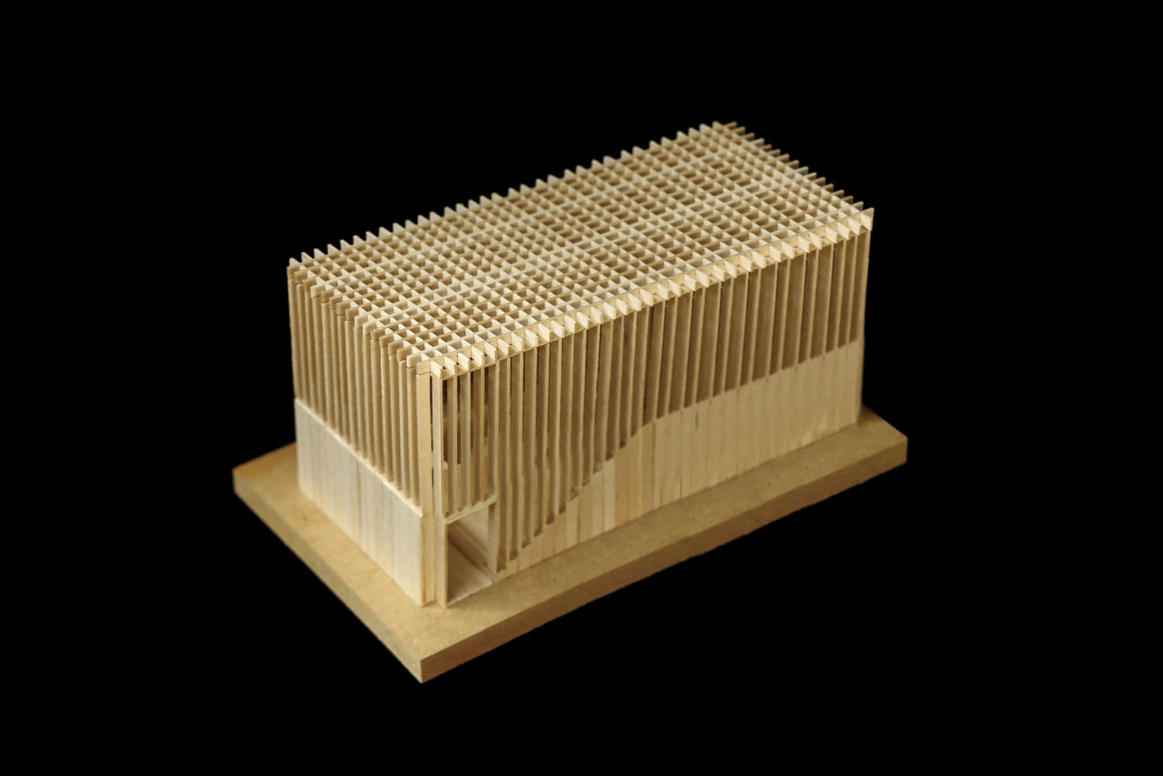 Model - Staircase Pavilion. Modular Pavilions for the 11th Momentum Biennale by S-AR.