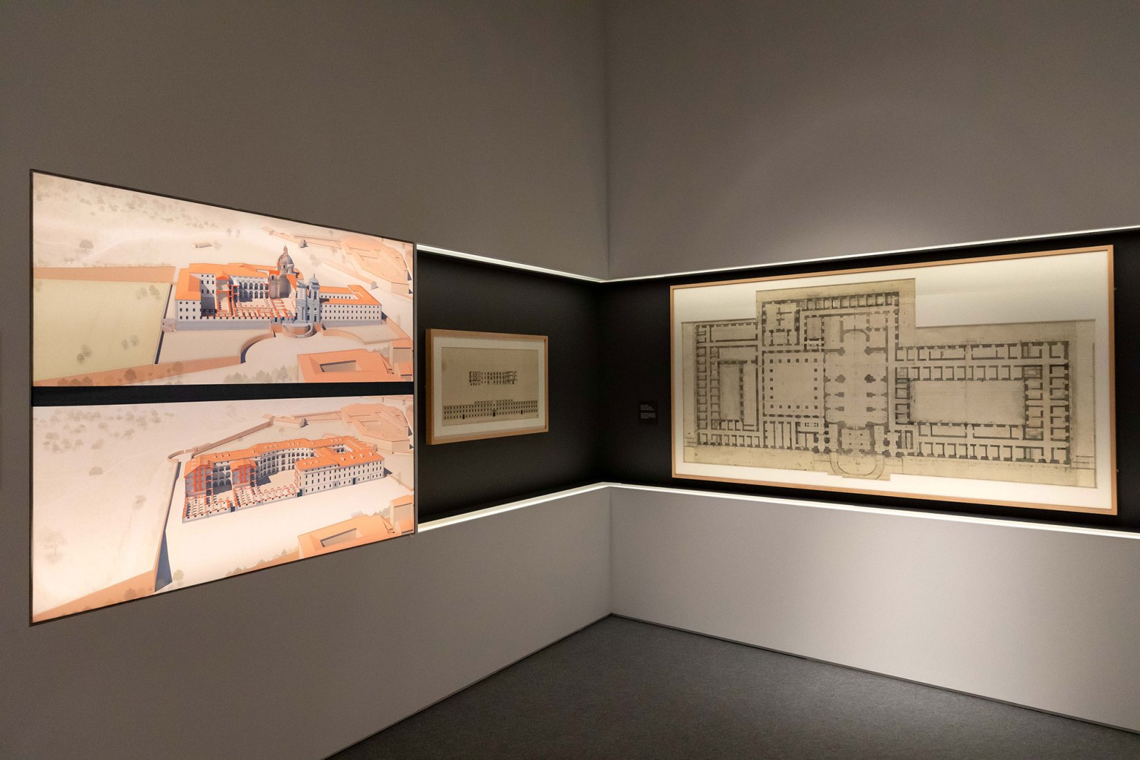 Exhibition view. Sabatini's Madrid. The construction of a European capital (1760-1797). Photograph by Álvaro López del Cerro