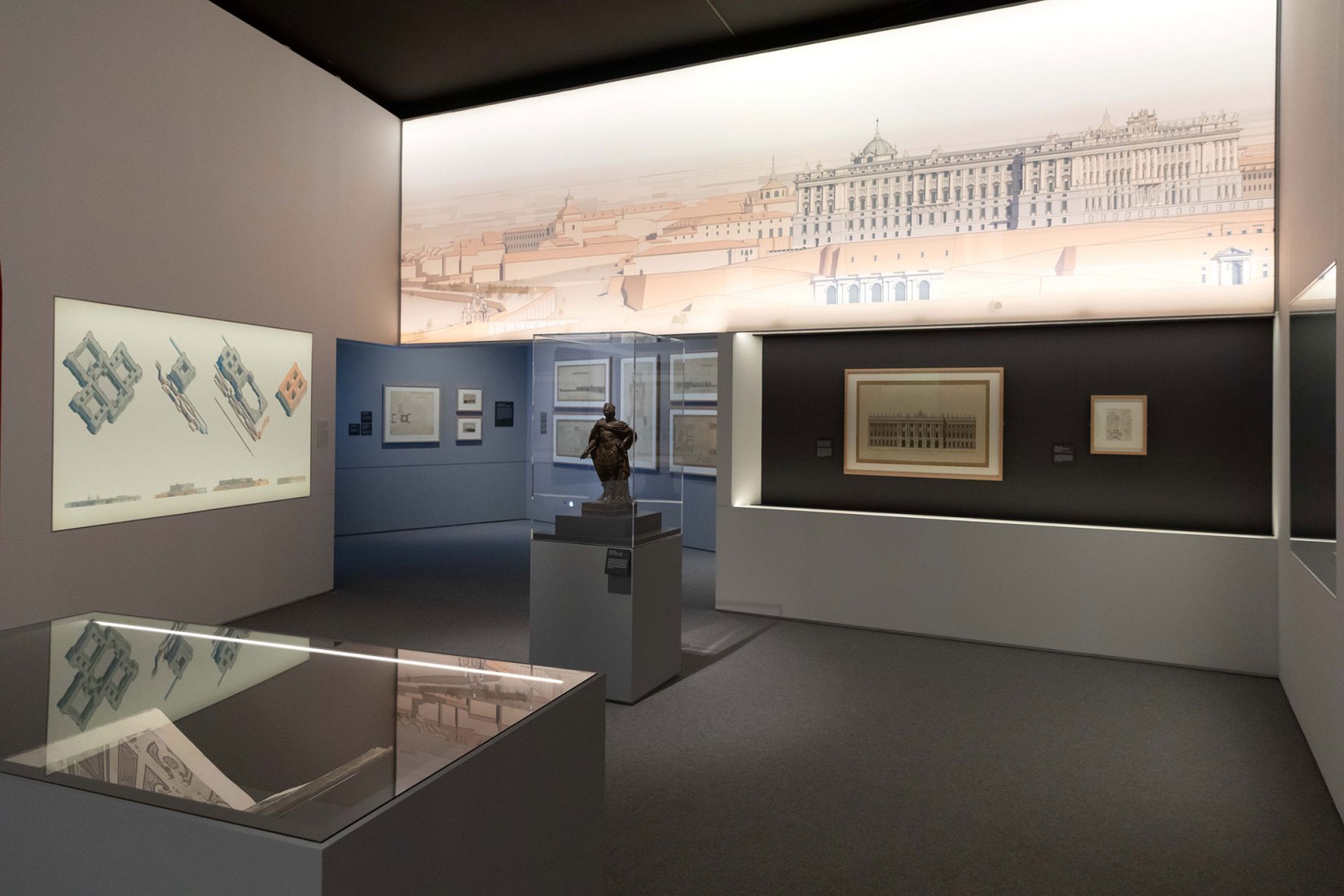 Exhibition view. Sabatini's Madrid. The construction of a European capital (1760-1797). Photograph by Álvaro López del Cerro