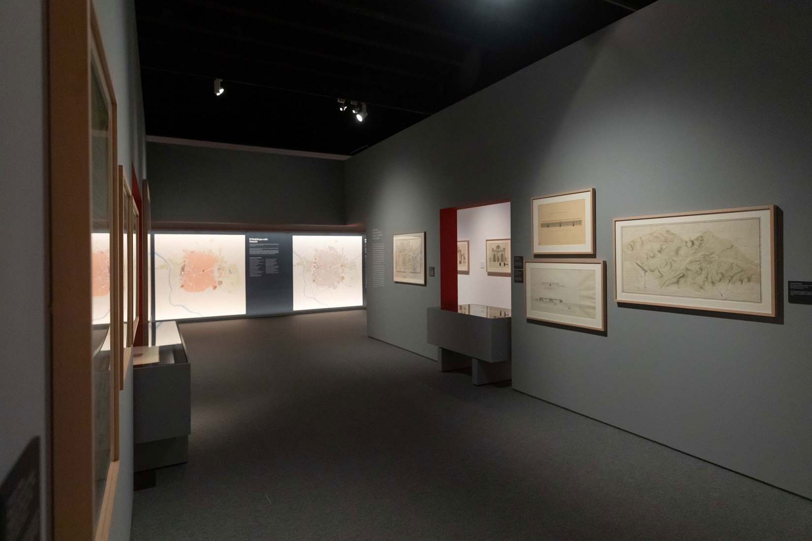 Exhibition view. Sabatini's Madrid. The construction of a European capital (1760-1797). Photograph by Álvaro López del Cerro