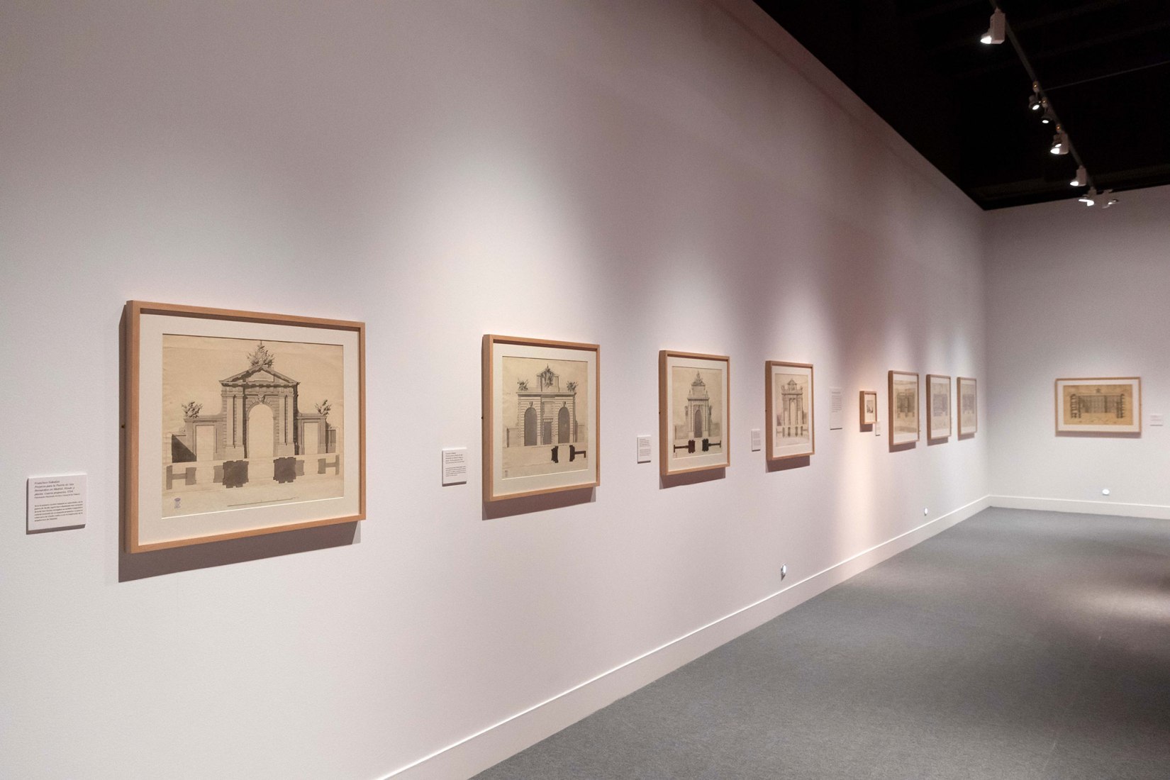 Exhibition view. Sabatini's Madrid. The construction of a European capital (1760-1797). Photograph by Álvaro López del Cerro