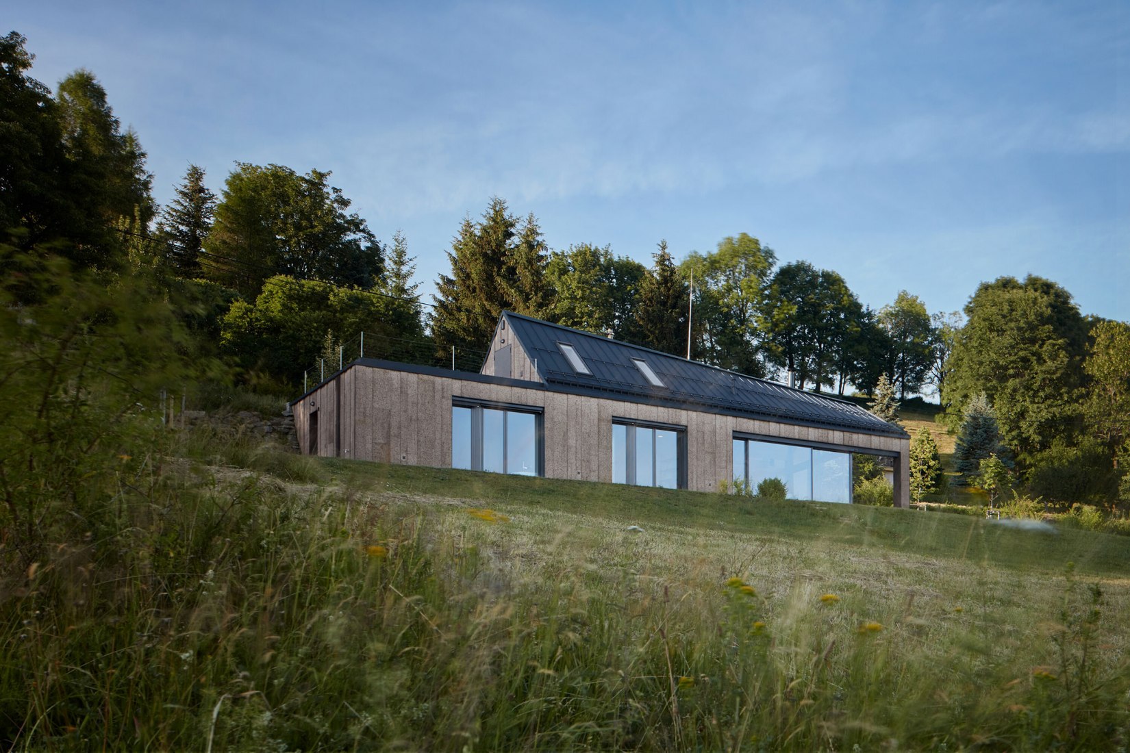 Family House at Rašovka on the Ještěd Ridge by atelier SAD. Photograph by BoysPlayNice.