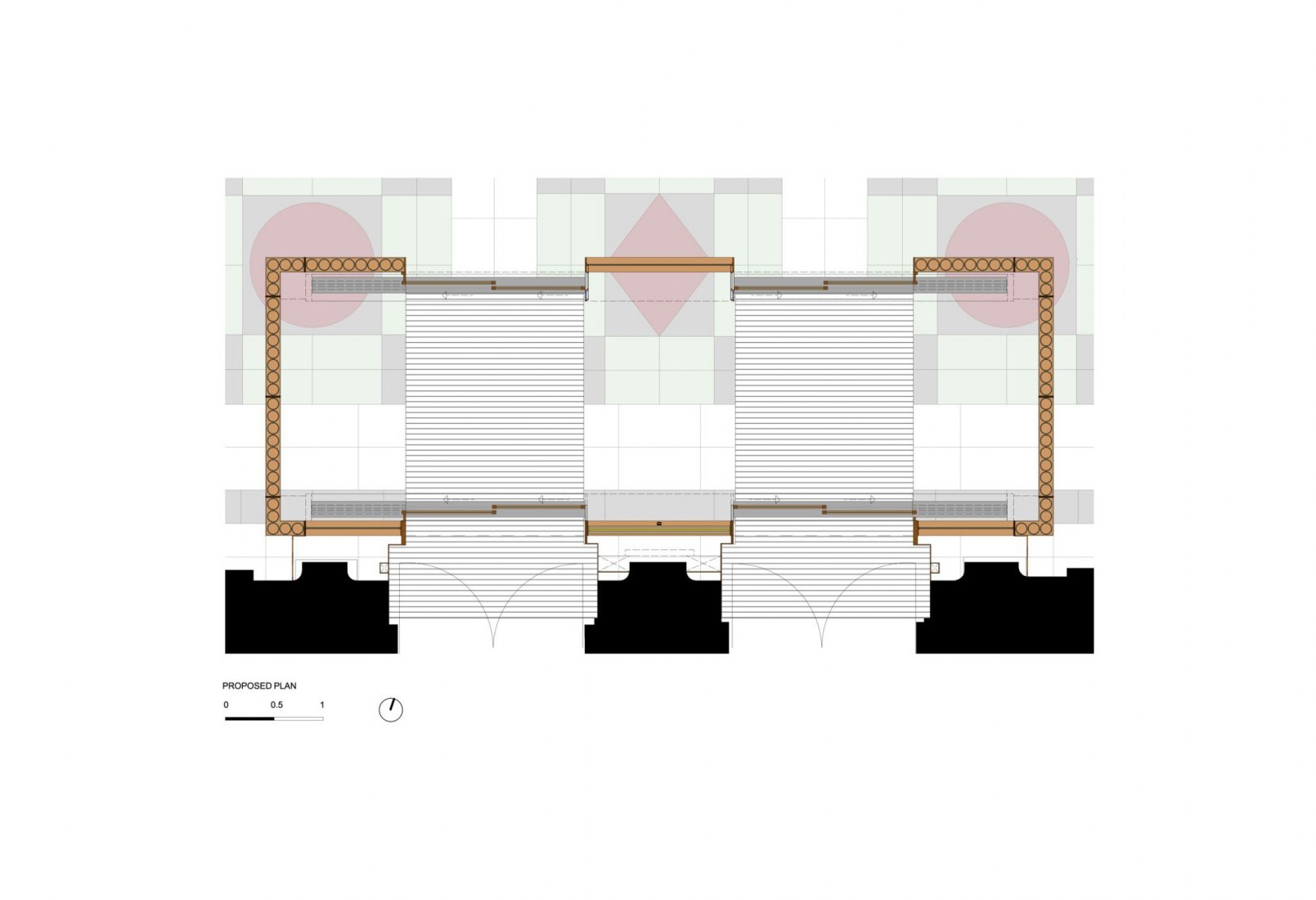 Floor plan new entrance. V&A Cromwell Road entrance by Sam Jacob Studio.