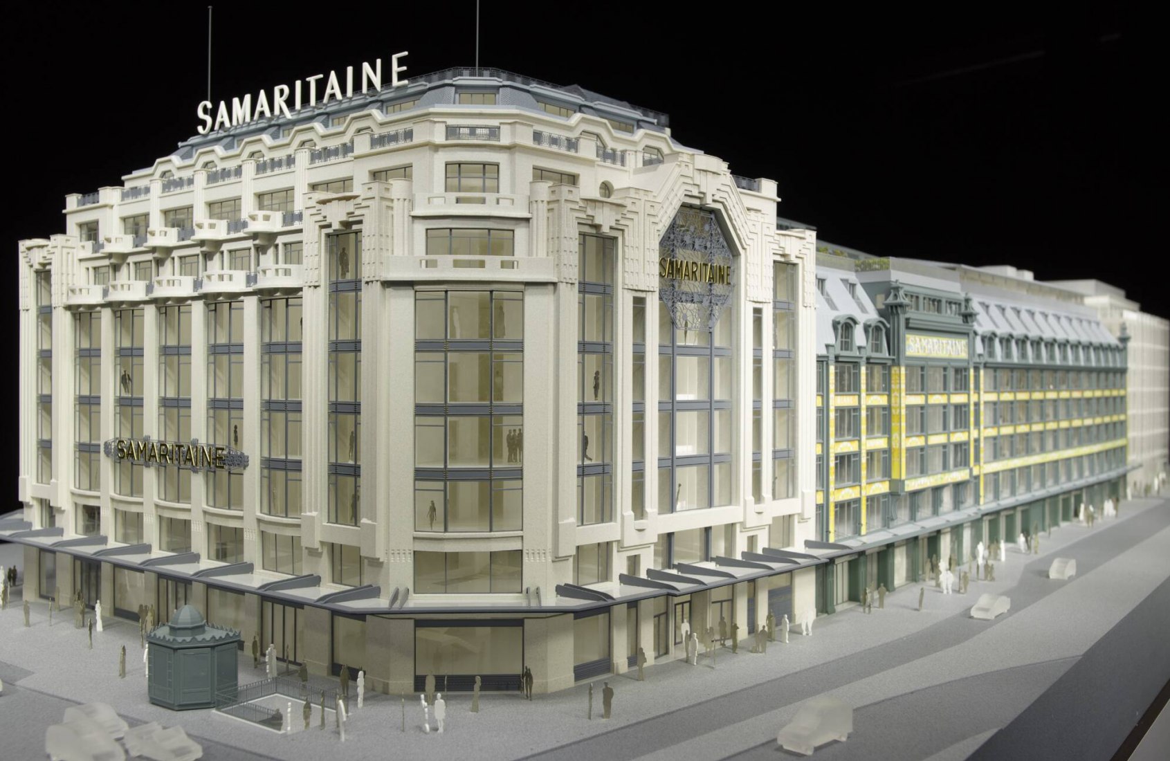 Maqueta del Proyecto de reforma de La Samaritaine por SANAA. 