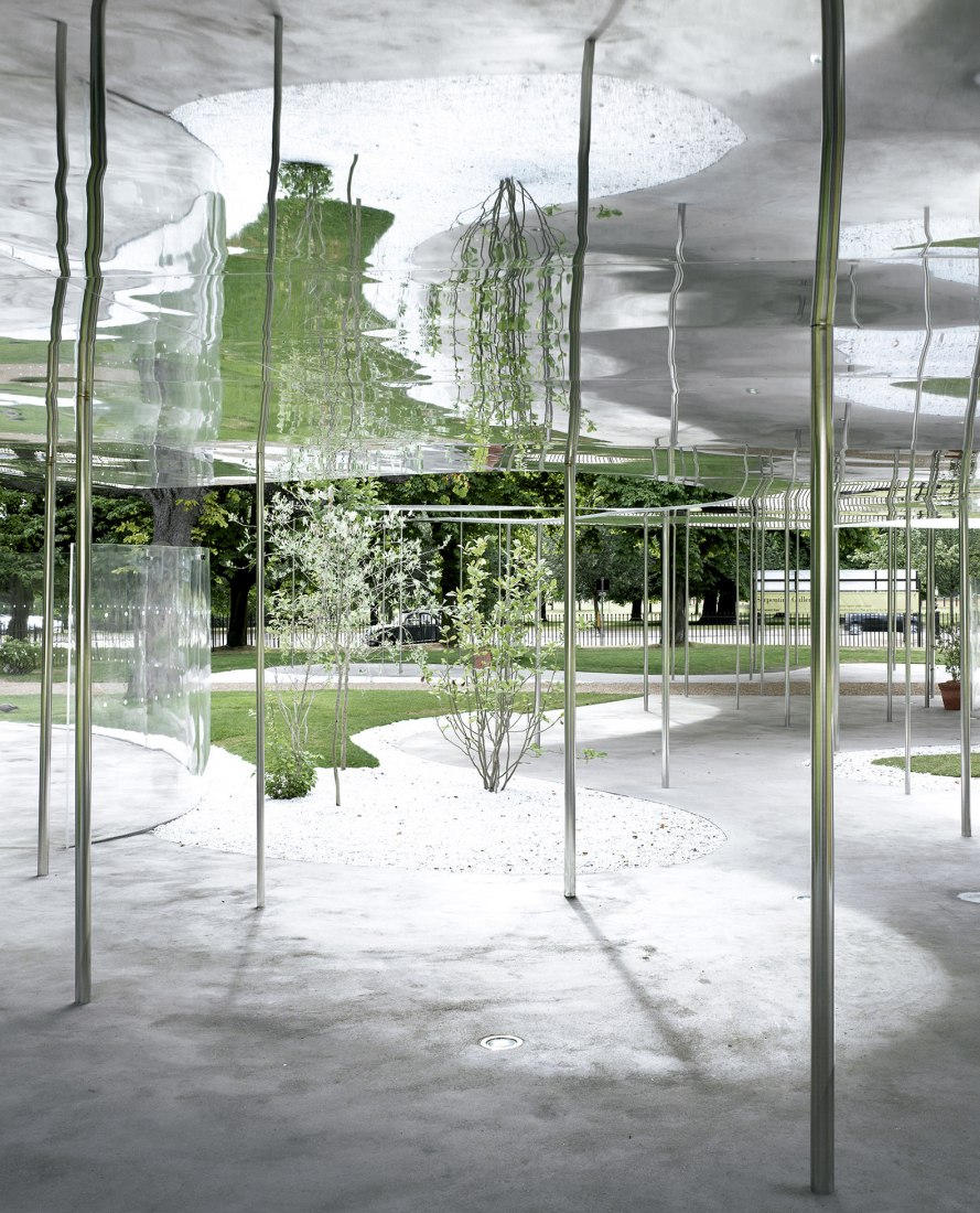 Serpentine Gallery Pavilion 2009; Designed by Kazuyo Sejima and Ryue Nishizawa of SANAA; Photograph © 2009 Iwan Baan