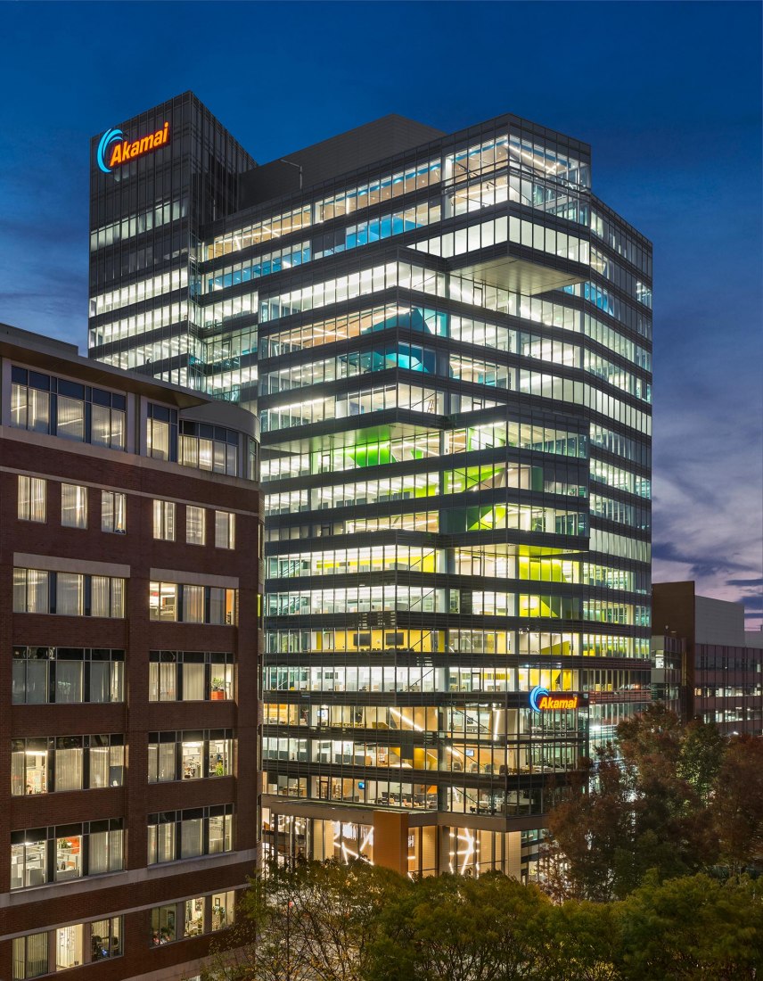 Akamai Technologies Global Headquarters by Sasaki. Photograph by Anton Grassl/ESTO. Courtesy of Sasaki.