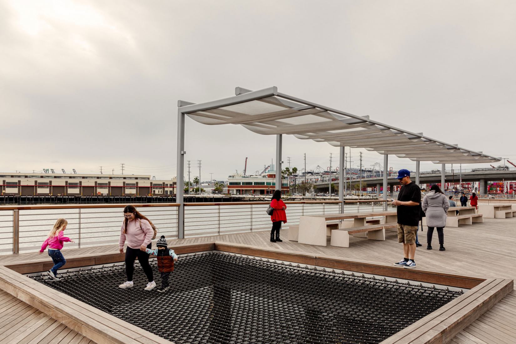 Paseo marítimo de Wilmington por Sasaki. Fotografía por Barrett Doherty Images.