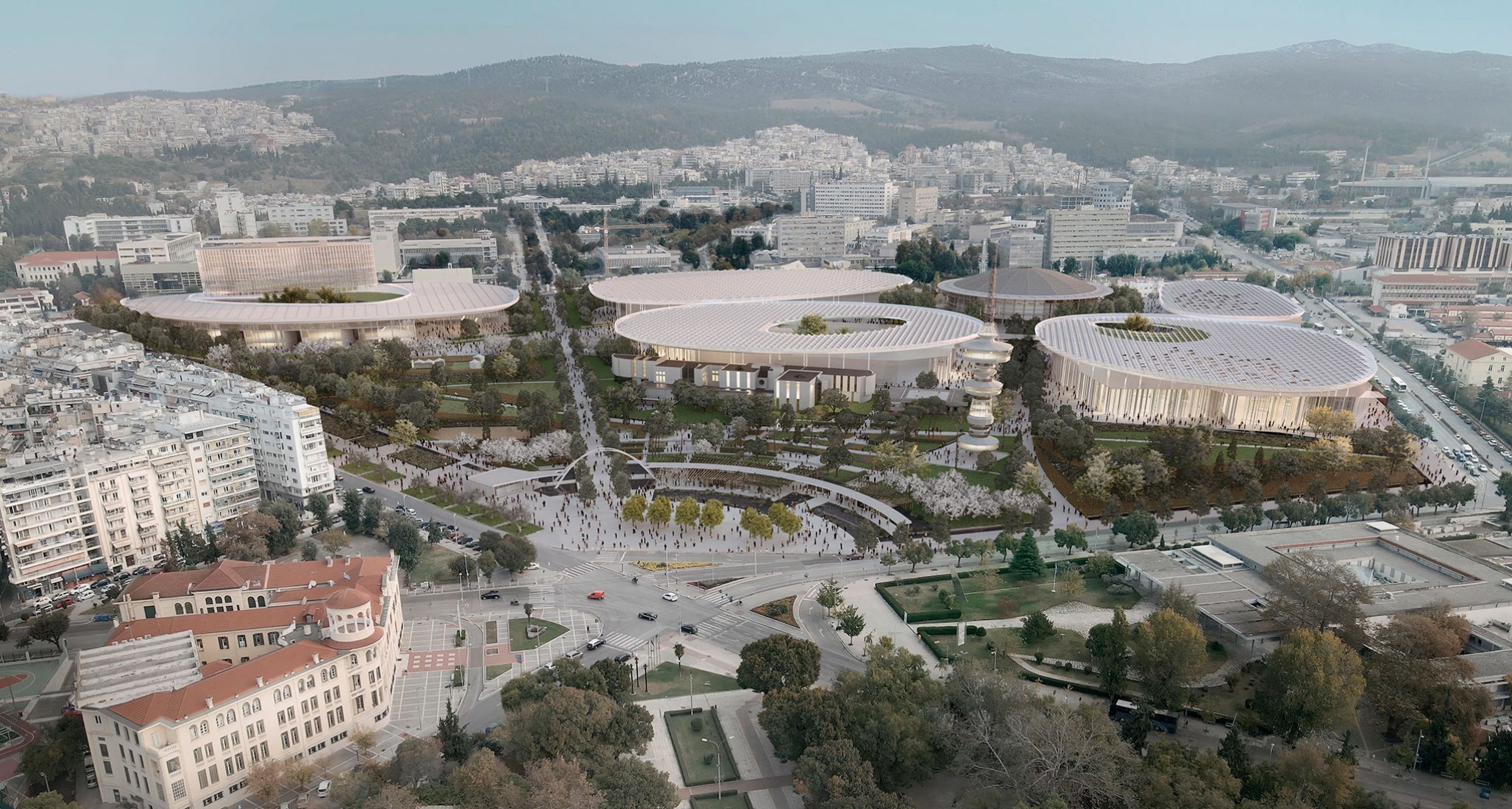 ConfEx Park by Sauerbruch Hutton, Gustafson Porter + Bowman, Stavropoulou Architects