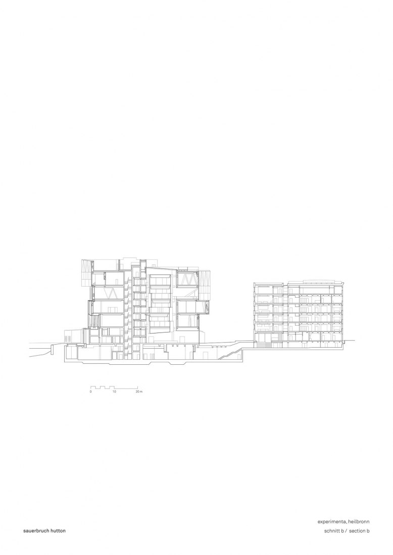 Section B. Experimenta, Heilbronn by Sauerbruch Hutton.