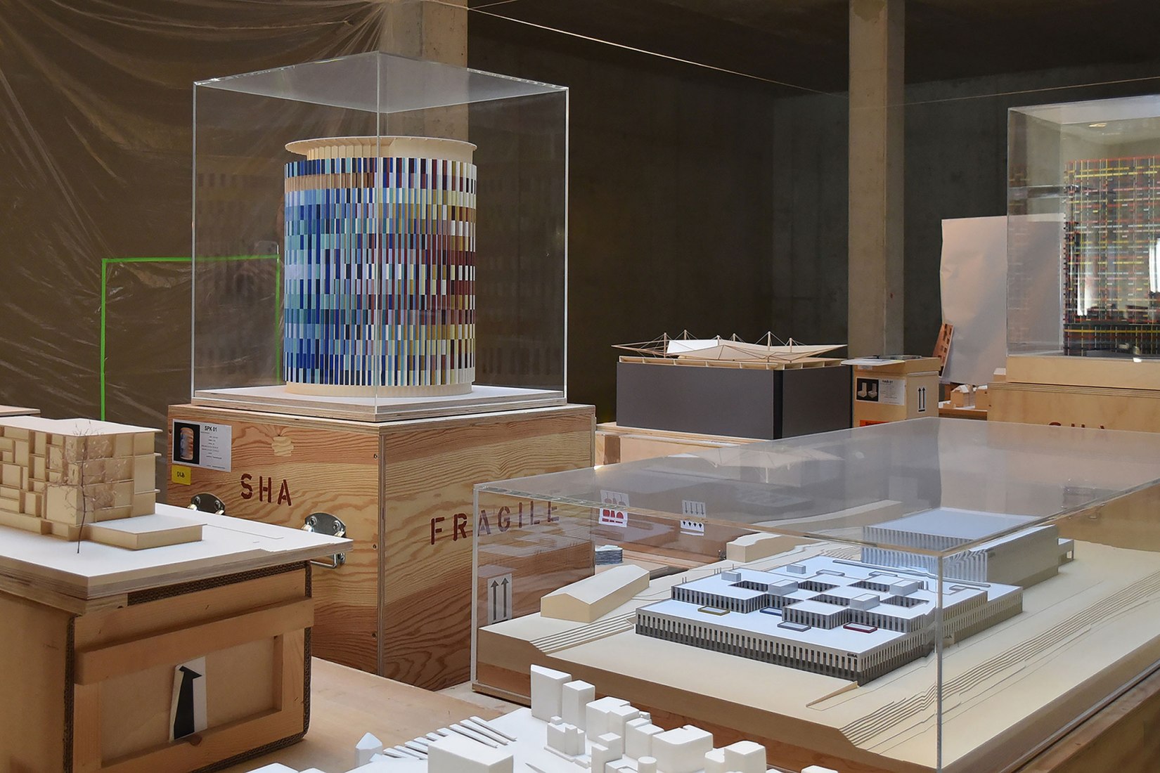 "Open box" by Sauerbruch hutton. Photograph by Günter Richard Wett.