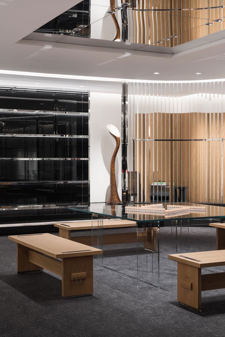 Tienda boutique CALVINLUO Chengdu IFS por say architects. Fotografía por Wen Studio.