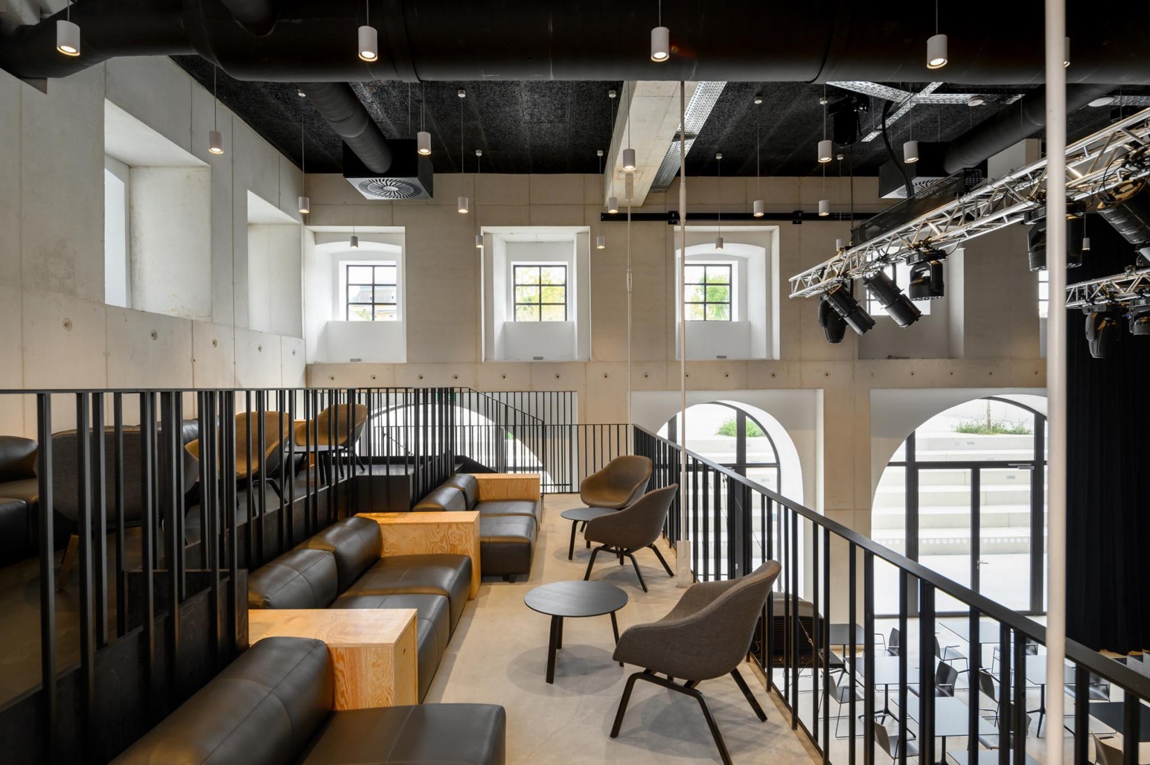Cukrarna Space for Contemporary Art by Scapelab. Photograph by Miran Kambič.