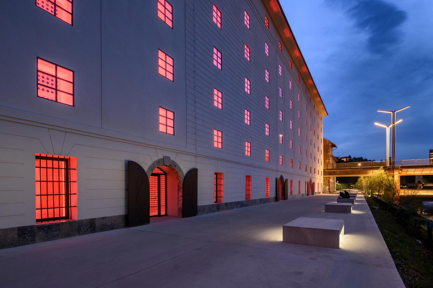 Cukrarna Space for Contemporary Art by Scapelab. Photograph by Miran Kambič.