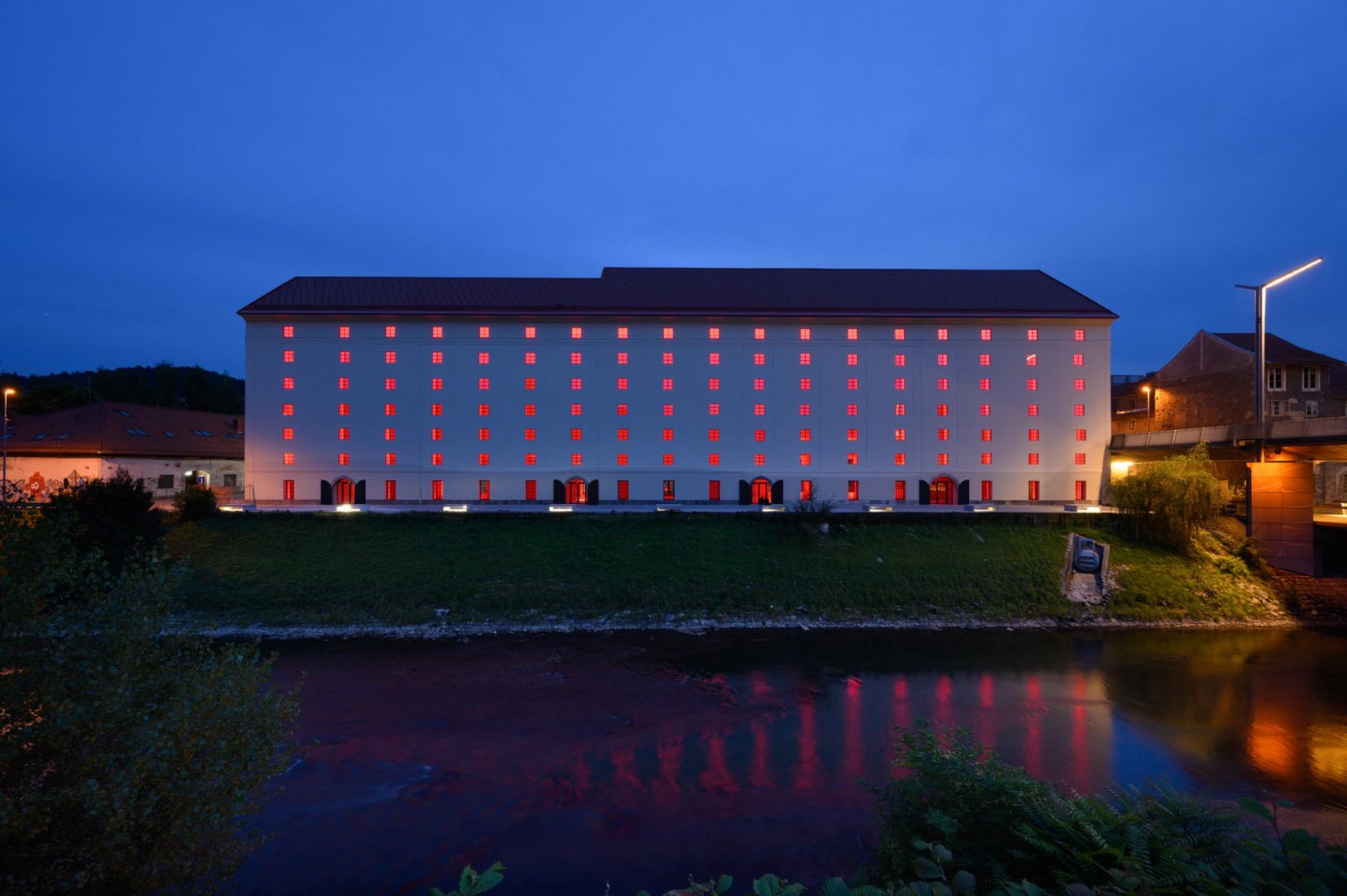 Cukrarna Space for Contemporary Art by Scapelab. Photograph by Miran Kambič.