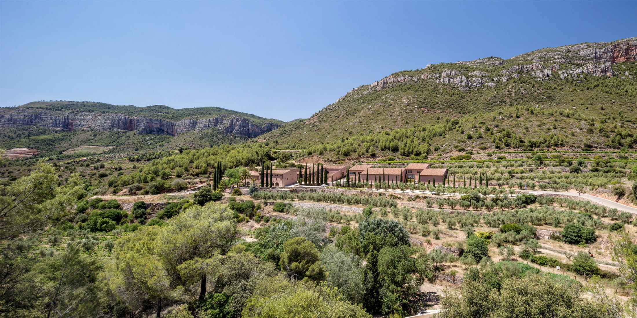 Landscaping project Terra Dominicata Hotel & Winery by SCOB. Photograph by Adrià Goula