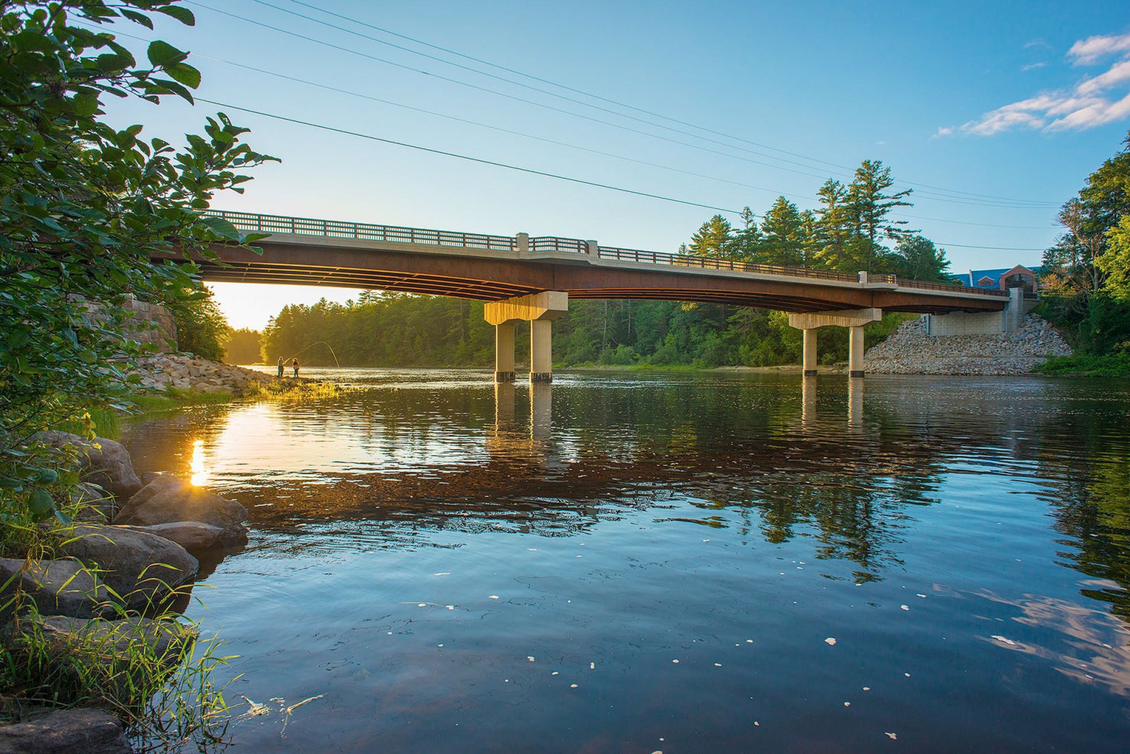 Merit Award winner. Medium Span: Sewalls Falls Bridge, Concord, N.H. Prize Bridge Awards photo, courtesy of NSBA
