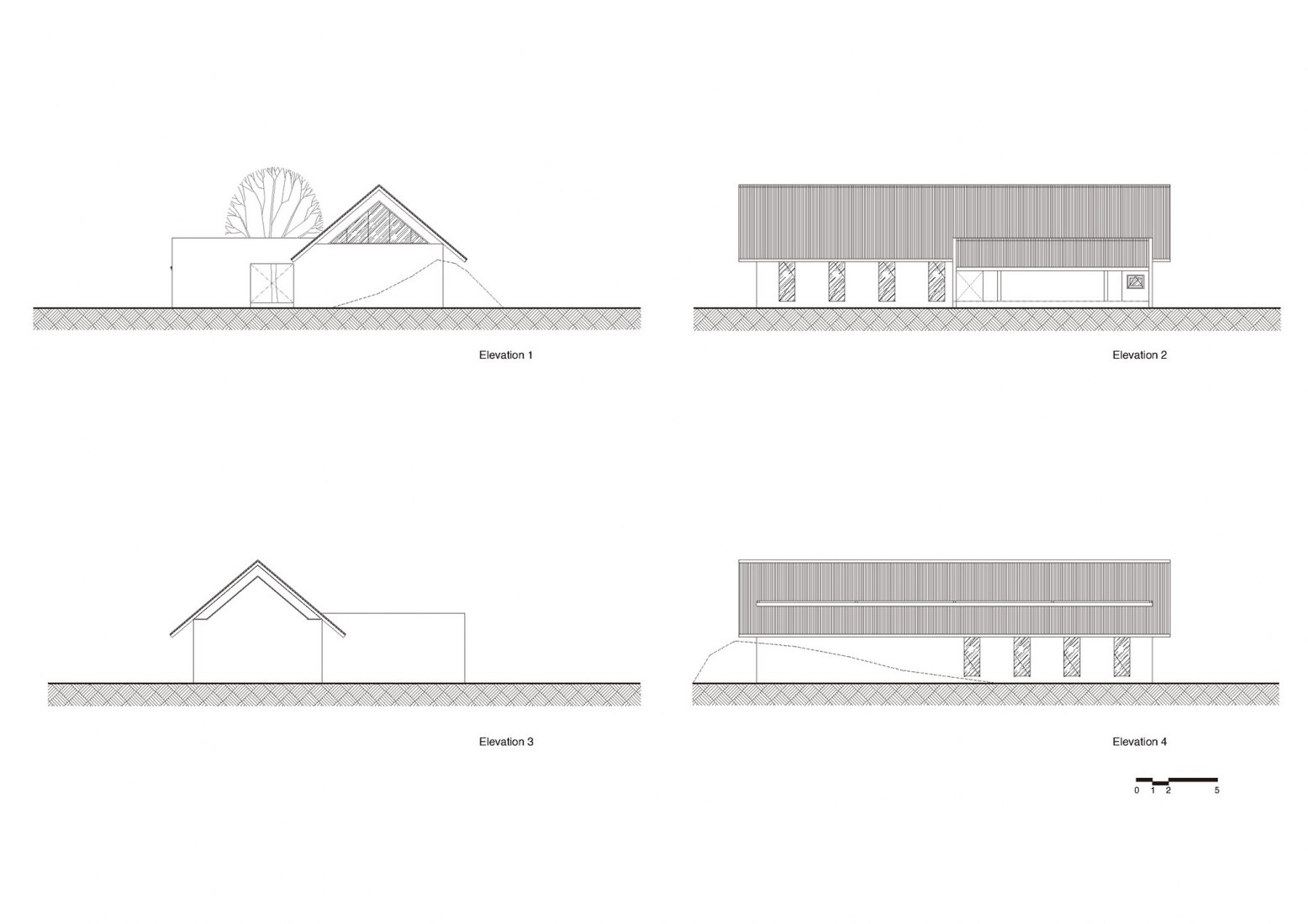 Elevations. Moonler Showroom by Sher Maker.
