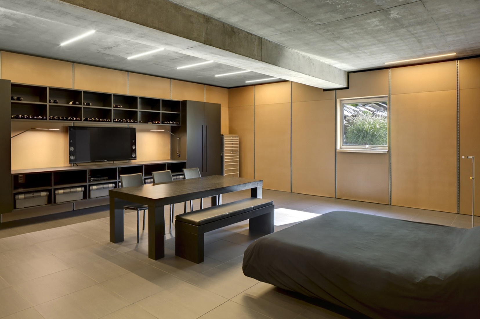 Interior. Casa Shokan por Jay Bargmann. Fotografía © Brad Feinknopf.